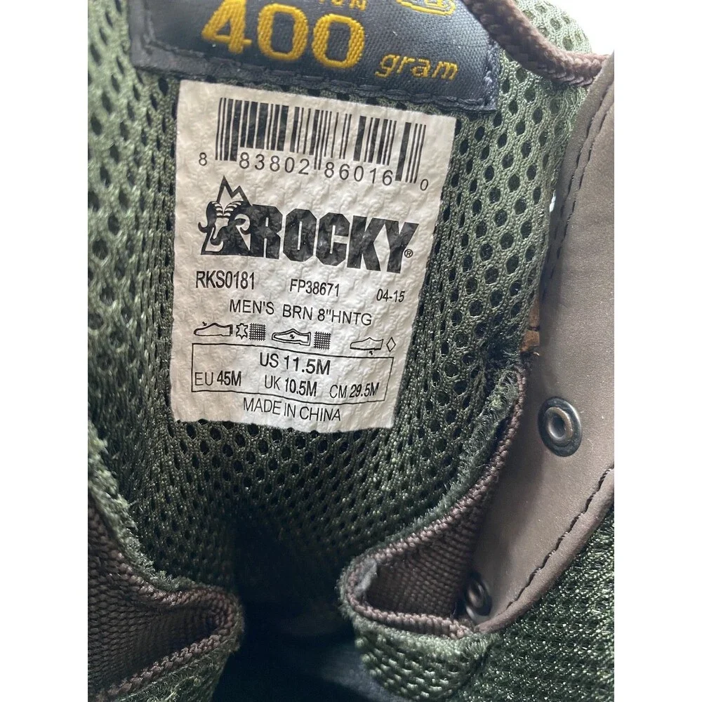 Rocky ADAPTAGRIP RKSO181 Men's NEW Work Boots Brown US Size 11.5 M - Picture 10 of 11